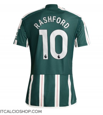 Manchester United Marcus Rashford #10 Seconda Maglia 2023-24 Manica Corta